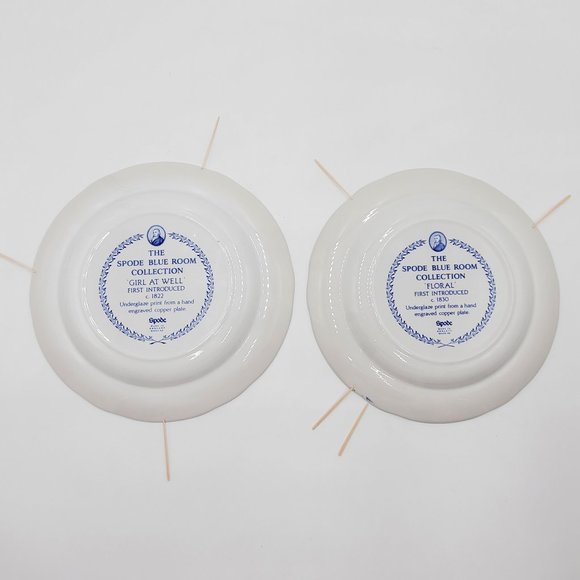 Spode Blue Room Collection - Set of 5 Collectible Plates - Picture 12 of 16